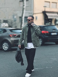 Jacket Military Taglio Vivo