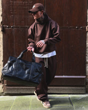 Carica l'immagine nel visualizzatore di Gallery, Tuta TessutoTecnico SuperBoxyFit Cioccolato
