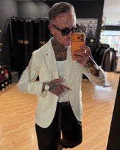 Carica l'immagine nel visualizzatore di Gallery, Blazer SlimFit MistoLino Off-White
