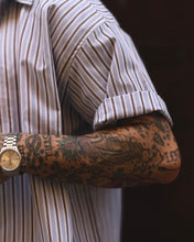 Carica l'immagine nel visualizzatore di Gallery, Camicia Cropped BoxyFit a Bacchetta Sky

