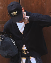 Carica l'immagine nel visualizzatore di Gallery, Cardigan SemiCropped in Filo Black
