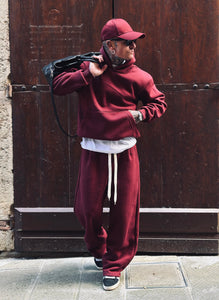 Tuta Japan Felpata Bordeaux