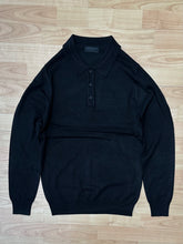 Carica l&#39;immagine nel visualizzatore di Gallery, Polo In Maglia ManicaLunga Black

