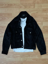Carica l&#39;immagine nel visualizzatore di Gallery, Jacket Cropped a Costine Black
