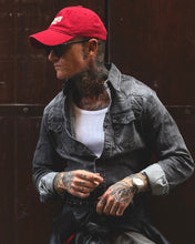 Carica l'immagine nel visualizzatore di Gallery, CAMICIA WESTERN IN JEANS DARKGREY
