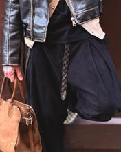 Carica l'immagine nel visualizzatore di Gallery, Panta Pence a Costine SuperLooseFit Black
