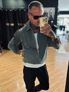 Giubbottino Roy Gessato Grey