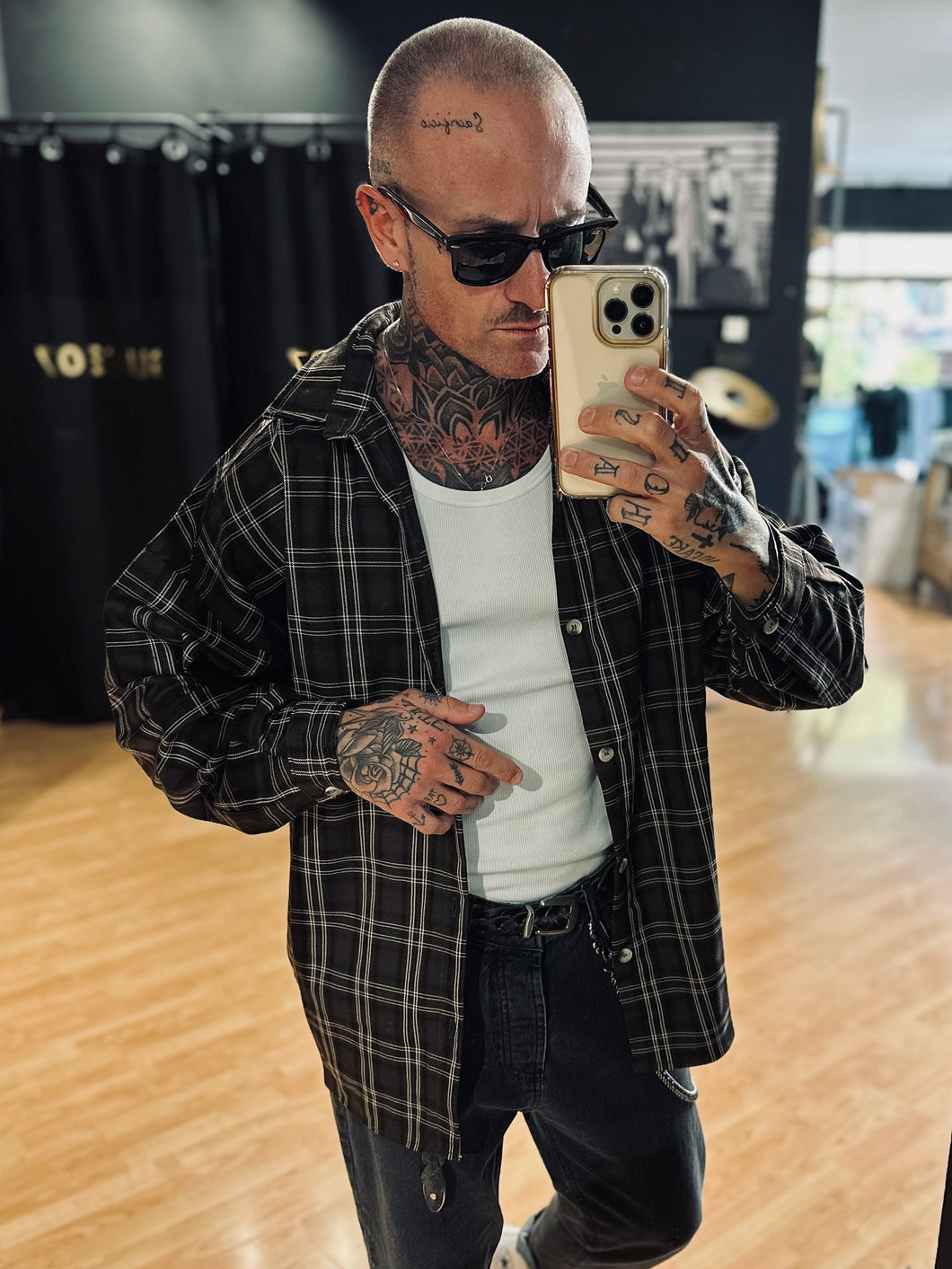 Camicione Tartan Cioccolato