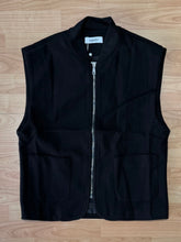 Carica l'immagine nel visualizzatore di Gallery, GILET STRUTTURATO MISTOCOTONE BLACK
