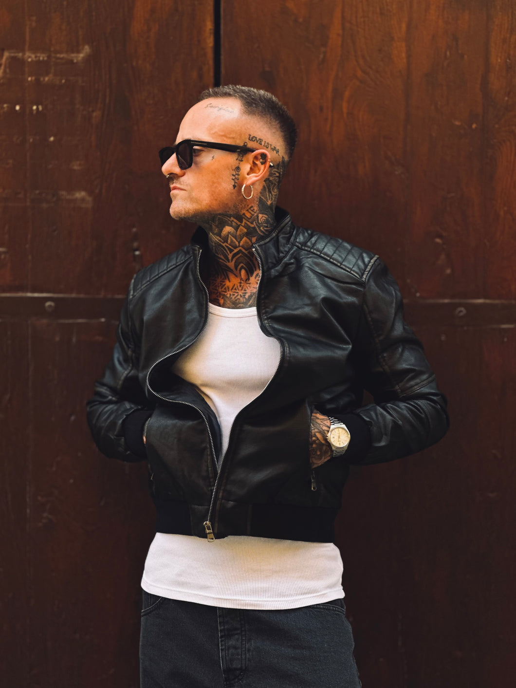 Bomber in Ecopelle 1899 Black