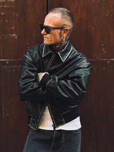 Bomber Used Ecopelle 8911 Black