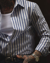 Carica l'immagine nel visualizzatore di Gallery, Camicia SlimFit a Bacchetta Blue
