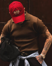 Carica l'immagine nel visualizzatore di Gallery, Polo Scollo a V Cioccolato
