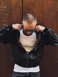 Bomber Used Ecopelle 8911 Black