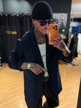 Carica l'immagine nel visualizzatore di Gallery, Blazer OverFit Due Bottoni BluNotte
