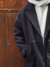 Carica l&#39;immagine nel visualizzatore di Gallery, Cappotto OverSize DoppioPetto BluNotte
