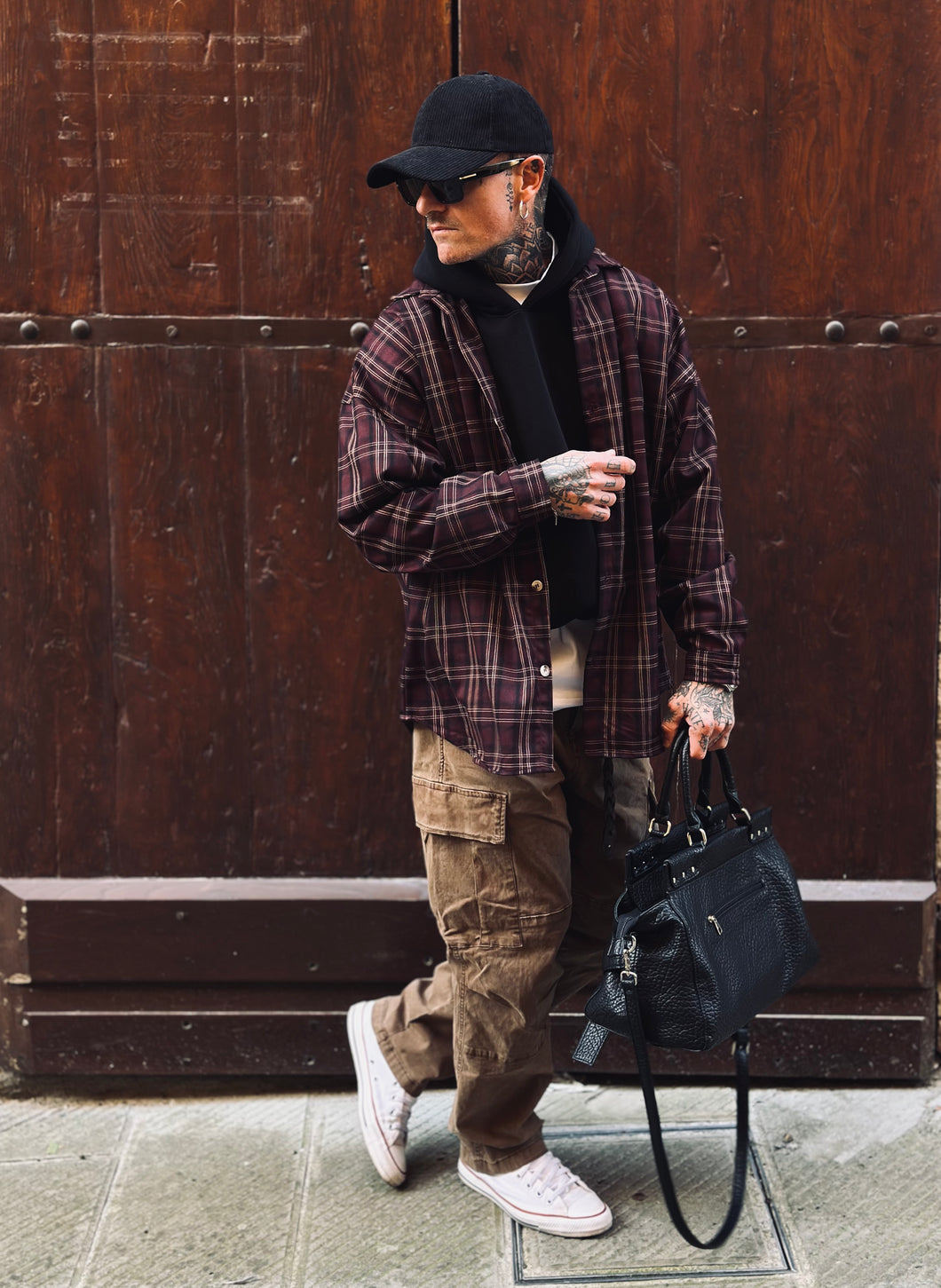 Cargo Biscotto BaggyFit Inserti Jeans