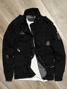 Field Jacket Imbottito Patch Black