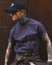 Carica l'immagine nel visualizzatore di Gallery, T-SHIRT NEW MEZZOCOLLO SEMIOVERSIZE VIOLA
