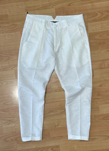 Completo in Lino DoppioPetto Off-White