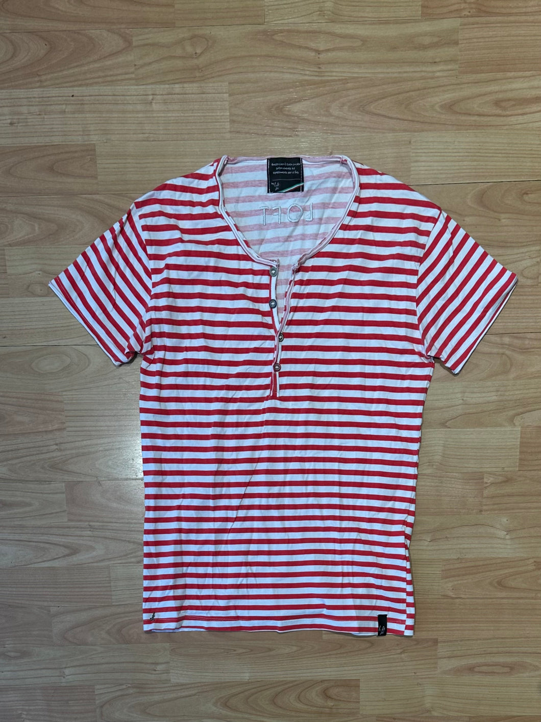 T-Shirt a Righe Red