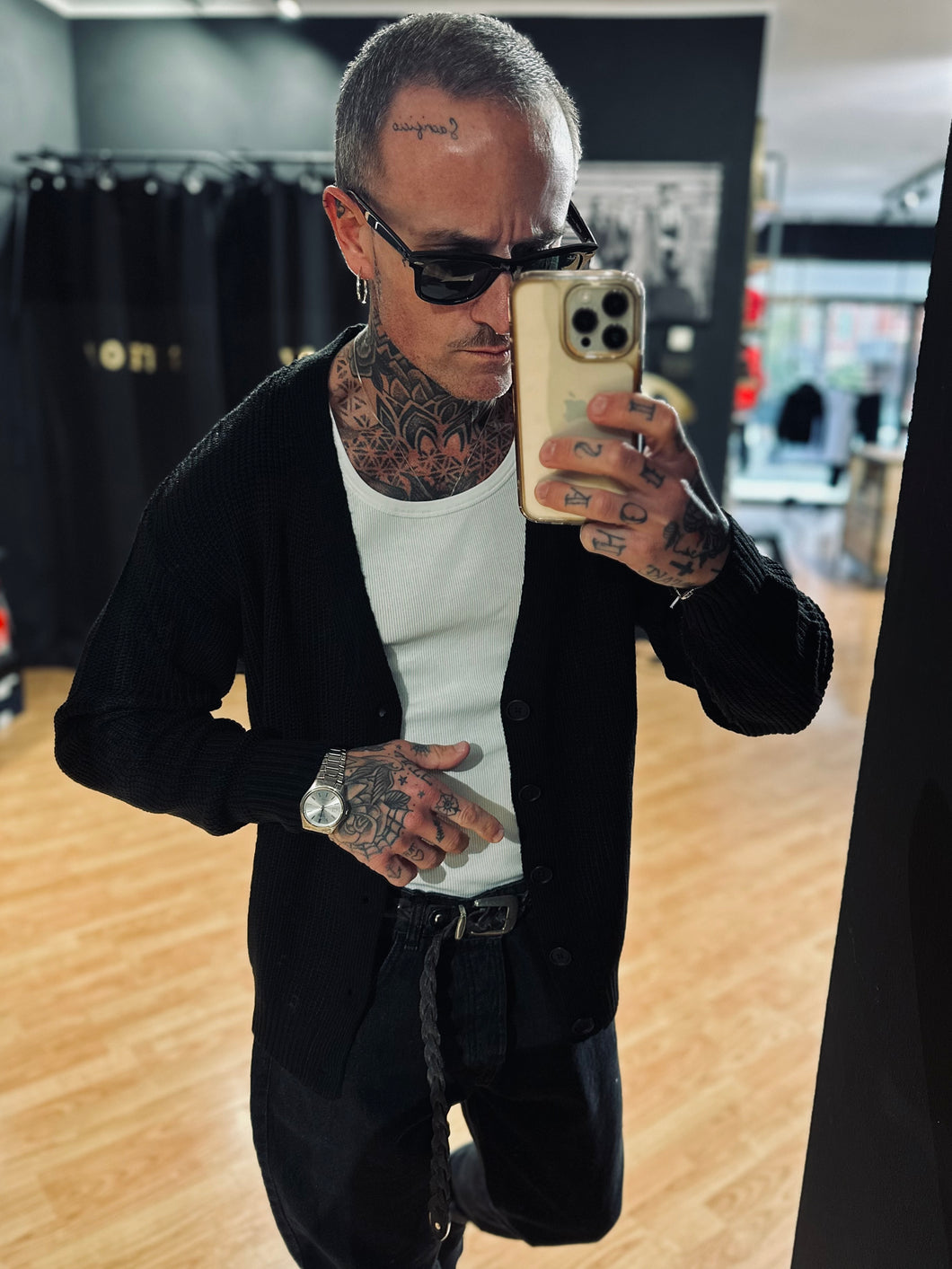 Cardigan Chad MistoLana Black