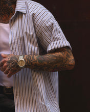Carica l'immagine nel visualizzatore di Gallery, Camicia Cropped BoxyFit a Bacchetta Sky
