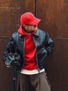 Felpa SuperOverSize Garzata Red
