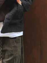 Carica l'immagine nel visualizzatore di Gallery, Panta SuperLooseFit a Costine VerdeArmy
