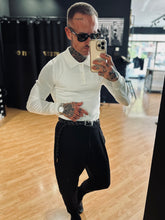Carica l&#39;immagine nel visualizzatore di Gallery, Polo In Maglia ManicaLunga Off-White
