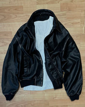 Carica l'immagine nel visualizzatore di Gallery, Bomber Vintage Used Cropped SemiOverSize Black
