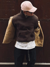 Carica l&#39;immagine nel visualizzatore di Gallery, Felpa BoxyFit Felpata Cioccolato
