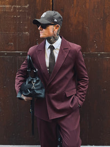 Completo SemiOverSize DoppioPetto Bordeaux
