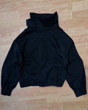Carica l'immagine nel visualizzatore di Gallery, GIUBBOTTO TECNICO CROPPED SUPERCOLLO BLACK
