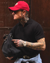 Carica l'immagine nel visualizzatore di Gallery, Polo Scollo a V Black
