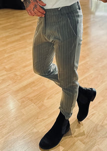 Panta Roy Classic Gessato Grey