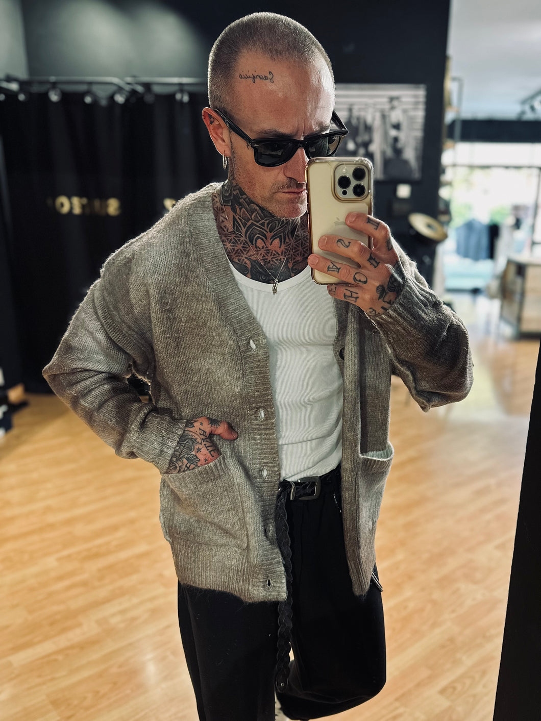 Cardigan Degradè MochaMousse