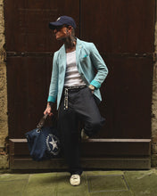 Carica l'immagine nel visualizzatore di Gallery, Blazer Oliver SlimFit MistoLino Sky
