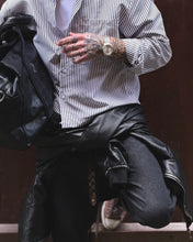 Carica l'immagine nel visualizzatore di Gallery, Camicia a Bacchetta Cropped DarkGrey
