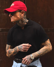 Carica l'immagine nel visualizzatore di Gallery, Polo Scollo a V Black
