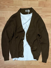Carica l&#39;immagine nel visualizzatore di Gallery, Cardigan Chad MistoLana Cioccolato
