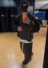 Carica l'immagine nel visualizzatore di Gallery, Panta Tuta Garzato BaggyFit Cioccolato
