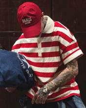 Carica l'immagine nel visualizzatore di Gallery, Polo a Righe OverSize Red
