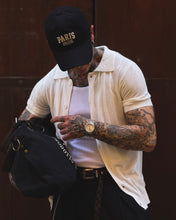 Carica l'immagine nel visualizzatore di Gallery, Maglia in Filo Crochet SlimFit Off-White
