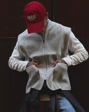 Carica l'immagine nel visualizzatore di Gallery, GILET STRUTTURATO MISTOCOTONE LIGHT GREY
