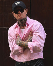 Carica l'immagine nel visualizzatore di Gallery, Camicia a Bacchetta Cropped Pink
