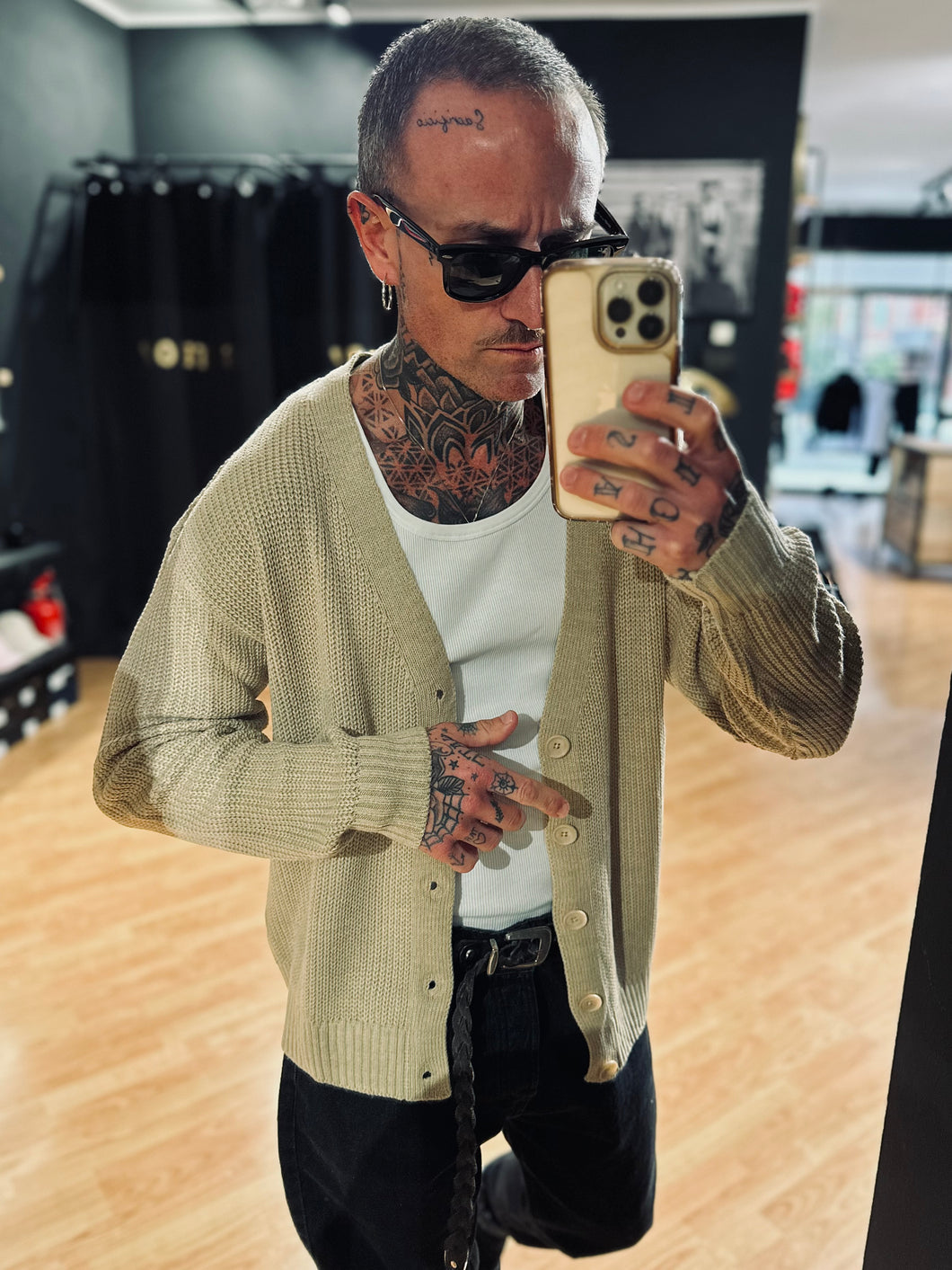 Cardigan Chad MistoLana MochaMousse