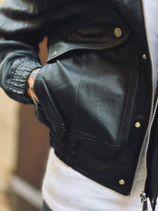 Bomber Tasconi Ecopelle 8899 Black