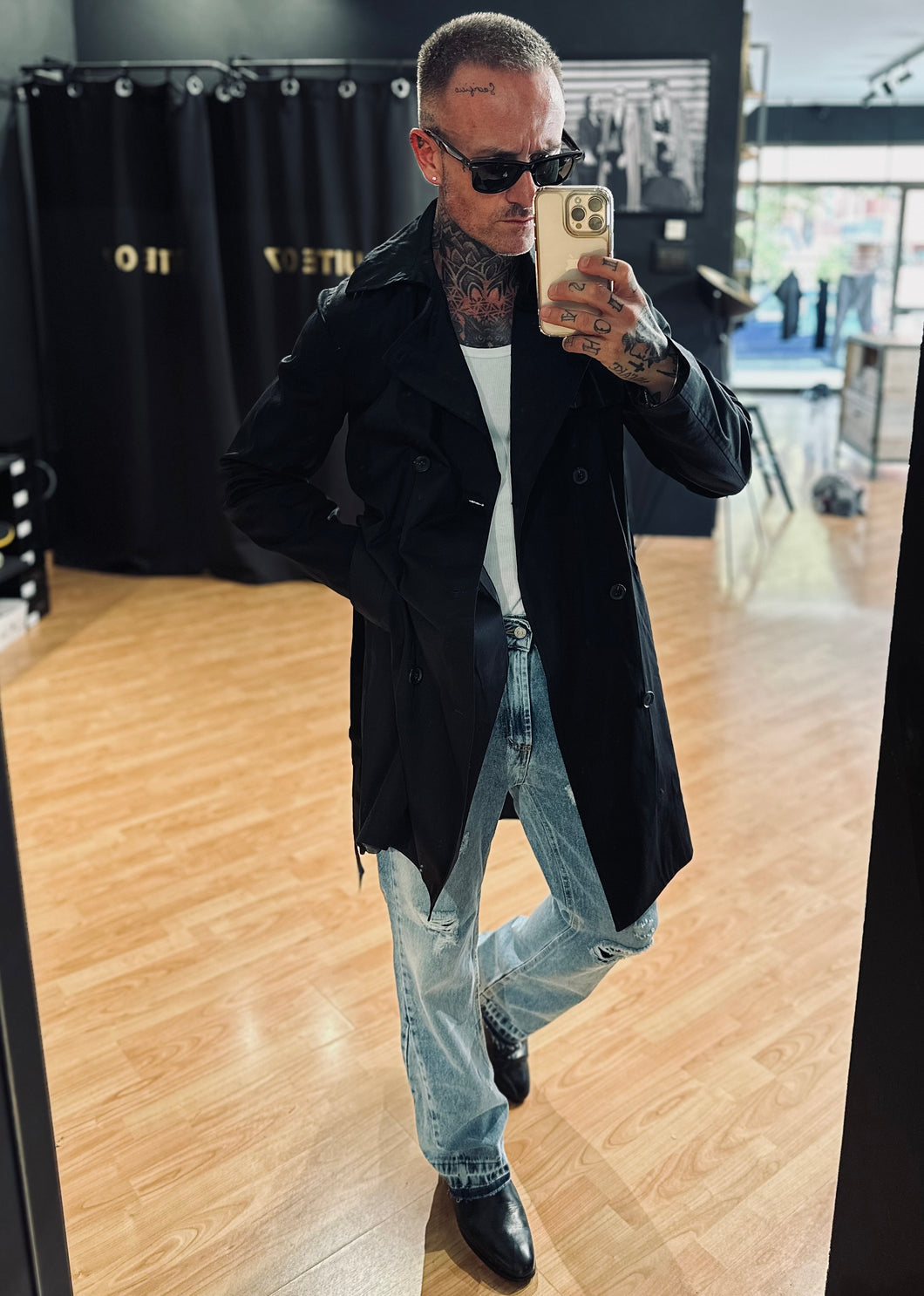 Trench SlimFit Black