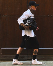 Carica l'immagine nel visualizzatore di Gallery, Bermuda MistoLino BaggyFit Black
